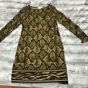 Michael Kors snake print dress size S